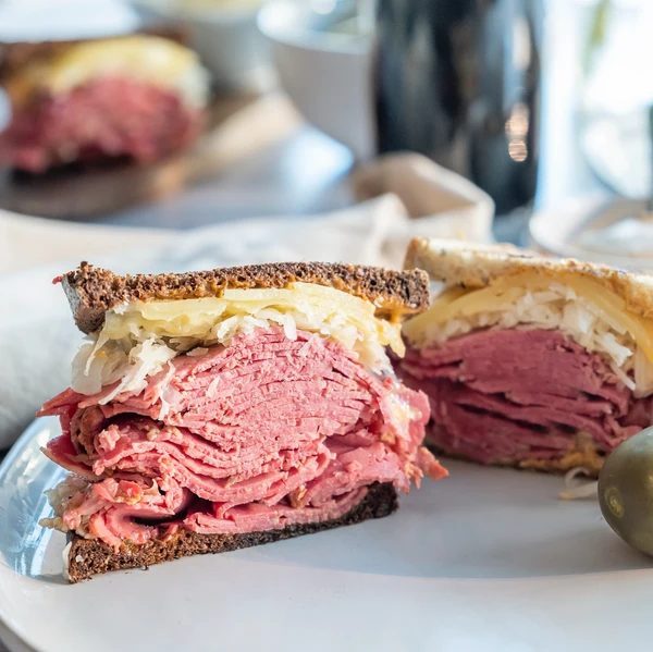 Hot Corned Beef Sandwich