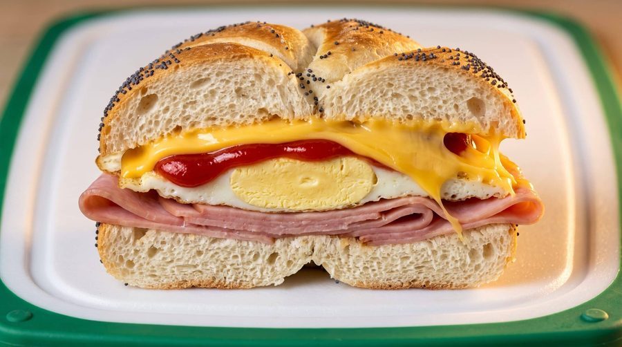 Ham, Egg and Cheese Roll