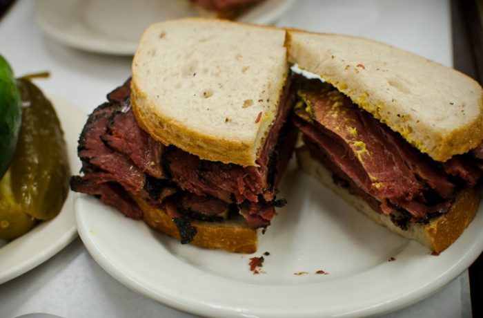Hot Pastrami Sandwich