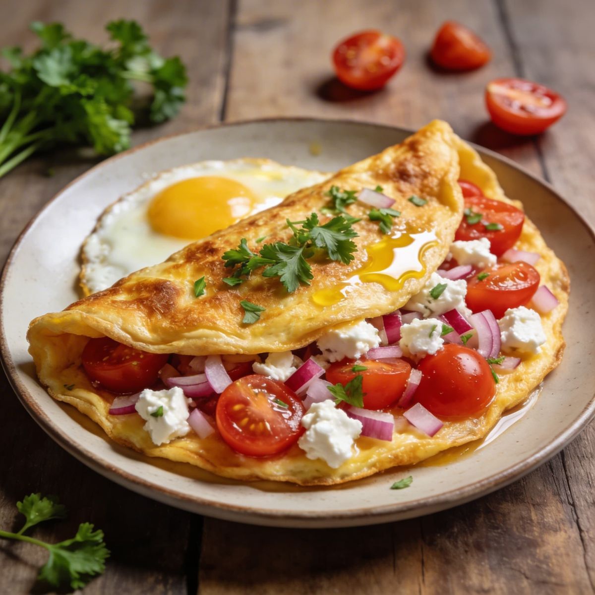 Greek Omelette Platter