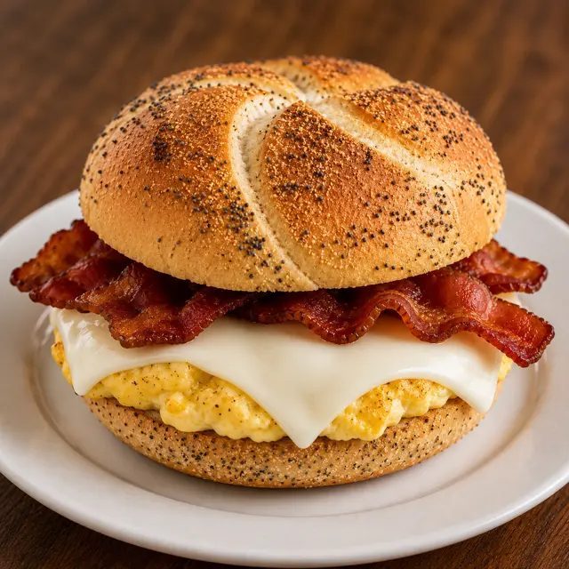 Bacon, Egg and Cheese Sandwich